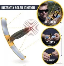 Briquet Solaire Bi-énergie Unique Allumage Instantané Waterproof Innovation Française Brevetée -Nitecore Boutique 00005 Briquet Solaire bi energie Unique Allumage Instantane Waterproof Innovation Francaise Brevetee