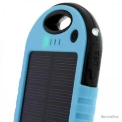 Chargeur Solaire Batterie 5000 MAh 2 USB 2A Etanche Anti Choc Pour IPhone IPad Samsung Android, Cou -Nitecore Boutique 00005 Chargeur Solaire Batterie 5000 mAh 2 USB 2A Etanche Anti Choc iPhone iPad Samsung Android Couleur