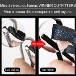 Hamac Parachute Portable Lit Balançoire En Nylon Pour Camping Survie Jardin Et Voyage -Nitecore Boutique 00005 Hamac Parachute Portable Lit Balancoire en Nylon pour Camping Survie Jardin et Voyage