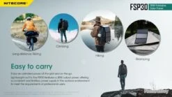 Panneau Solaire Pliable Nitecore FSP30 - 30W -Nitecore Boutique 00005 Panneau solaire pliable Nitecore FSP30 30W