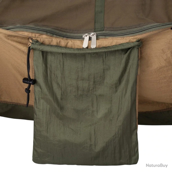 Hamac Ultra-leger, Moustiquaire, Bicolore Beige Et Noir. 6 Hamac Ultra-leger, Moustiquaire, Bicolore Beige Et Noir. – Image 6