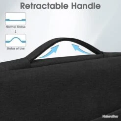 Asus Housse Ordinateur Portable 14 Pouces Polyester Fermeture éclair Antichoc Étanche NOIR -Nitecore Boutique 00006 Housse Ordinateur Portable 14 Pouces Polyester Fermeture eclair Antichoc Etanche NOIR