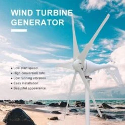 Kit éolienne Et Solaire De 1600 W - 10 Panneaux Solaires 120W - Contrôleur De Charge 12V - -Nitecore Boutique 00006 Kit eolienne et solaire de 1600 W 10 panneaux solaires 120W Controleur de charge 12V