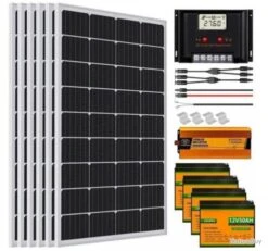 Kit Solaire Complet 720W 24V - Maison, Bateau, Camping-car - Facile à Installer - Livraison Gratuite