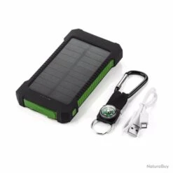 Power Bank Solaire 200000mAh Avec éclairage LED - Vert - Livraison Gratuite Et Rapide -Nitecore Boutique 00006 Power bank solaire 200000mAh avec eclairage LED Vert Livraison gratuite et rapide
