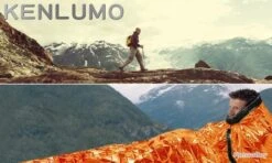 Sac De Couchage D'urgence + Couverture De Survie En Film D'aluminium PE -Nitecore Boutique 00006 Sac de couchage d urgence Couverture de survie en film d aluminium PE