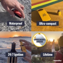 Briquet Solaire SUNCASE GEAR ® VERT -Nitecore Boutique 00007 Briquet Solaire SUNCASE GEAR VERT