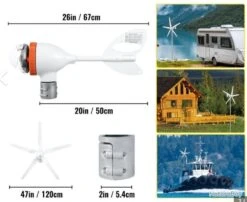 Éolienne 12 V, Kit Générateur Turbine Éolienne 500 W 5 Pales Contrôleur MPPT Corps Aluminium 13 Éolienne 12 V, Kit Générateur Turbine Éolienne 500 W 5 Pales Contrôleur MPPT Corps Aluminium -Nitecore Boutique 00007 Eolienne 12 V Kit Generateur Turbine Eolienne 500 W 5 Pales Controleur MPPT Corps Aluminium