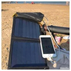 PANNEAU SOLAIRE PLIABLE FALCON 7 / POWER BANK AVEC MOUSQUETON ET ADAPTATEUR USB-C -Nitecore Boutique 00007 PANNEAU SOLAIRE PLIABLE FALCON 7 POWER BANK AVEC MOUSQUETON ET ADAPTATEUR USB C