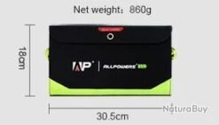 Panneau Solaire Portable 5V 21W Batterie Intégrée 10000mAh Étanche Téléphone Randonnée Camping Neuf -Nitecore Boutique 00007 Panneau Solaire Portable 5V 21W Batterie Integree 10000mAh Etanche Telephone Randonnee Camping Neuf