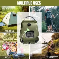Sac Douche Solaire 20l Camping Pique-Nique Pêche Chasse Randonnée Thermomètre PVC Écologique Pratiqu -Nitecore Boutique 00007 Sac Douche Solaire 20l Camping Pique Nique Peche Chasse Randonnee Thermometre PVC Ecologique Pratiqu