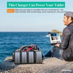 Chargeur Solaire Panneau Batterie Externe 20000 MaH 18W Pour Randonnée Camping Charge Ordinateur -Nitecore Boutique 00008 Chargeur Solaire Panneau Batterie Externe 20000 maH 18W Pour Randonnee Camping Charge Ordinateur
