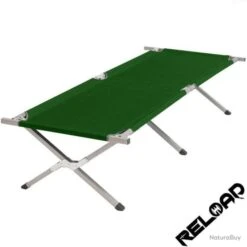 Lit De Camp Canadien Pliant Vert -Nitecore Boutique 00008 Lit de Camp Canadien Pliant Vert