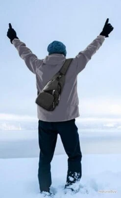 Sac à Dos Bandouliere Sacoche Homme Chargement USB Vélo Course Pêche Camping Randonnée Voyage Gris -Nitecore Boutique 00008 Sac a Dos Bandouliere Sacoche Homme Chargement USB Velo Course Peche Camping Randonnee Voyage Gris