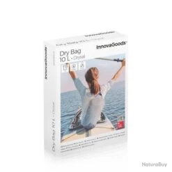 Sac De Sport Étanche Imperméable InnovaGoods® Drysal - 10 Litres -Nitecore Boutique 00009 Sac de Sport Etanche Impermeable InnovaGoods Drysal 10 litres