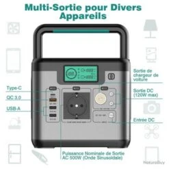 Générateur Solaire 500W-1000W 220V - Livraison Gratuite Et Rapide -Nitecore Boutique 00010 Generateur solaire 500W 1000W 220V Livraison gratuite et rapide