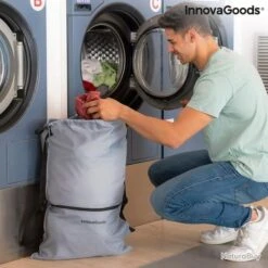 Sac à Dos à Linge Pour La Lessive InnovaGoods® Clepac -Nitecore Boutique 00010 Sac a Dos a Linge pour la Lessive InnovaGoods Clepac