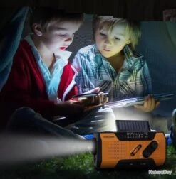 Radio Solaire Portable AM FM NOAA Batterie 2000mAh Manivelle Météo SOS Lampes LED Chargeur Randonnée -Nitecore Boutique 00011 Radio Solaire Portable AM FM NOAA Batterie 2000mAh Manivelle Meteo SOS Lampes LED Chargeur Randonnee