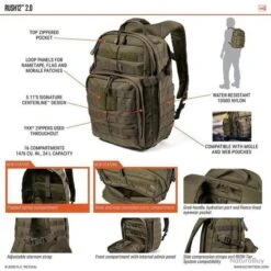 5.11 Tactical 5.11 Rush 12 2.0 MultiCam -Nitecore Boutique 00012 5.11 Rush 12 2.0 MultiCam