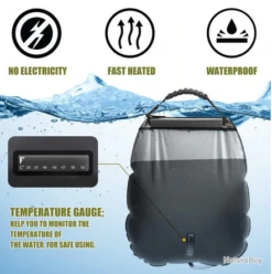 Douche Portative Pour Camping, Randonnée, Plein Air, Solaire 20L -Nitecore Boutique 00014 Douche portative pour camping randonnee plein air solaire 20L