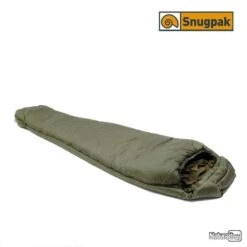 Sac De Couchage SNUGPAK Softie 15 Discovery Vert Olive Ouverture à Droite 220 Cm