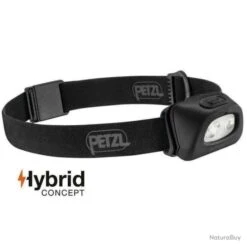 Lampe Frontale Tactikka + Hybrid 250 Petzl - Noir