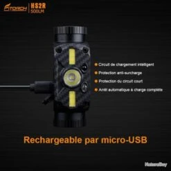 FITORCH HS2R - 500 LM -Nitecore Boutique 00024 FITORCH HS2R 500 LM