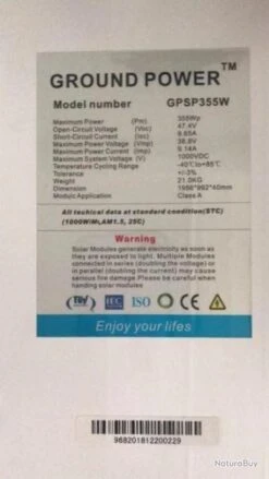 Produisait Votre électricité Gratuite 1800 Watts/H Pour Utiliser Partout Vacances Loisirs Chasse -Nitecore Boutique 00049 Produisait votre electricite gratuite 1800 watts H Pour utiliser Partout vacances loisirs chasse